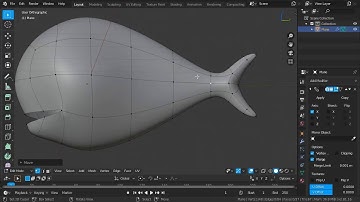 Blender 2.8 Tutorial - Cartoon Fish Modelling