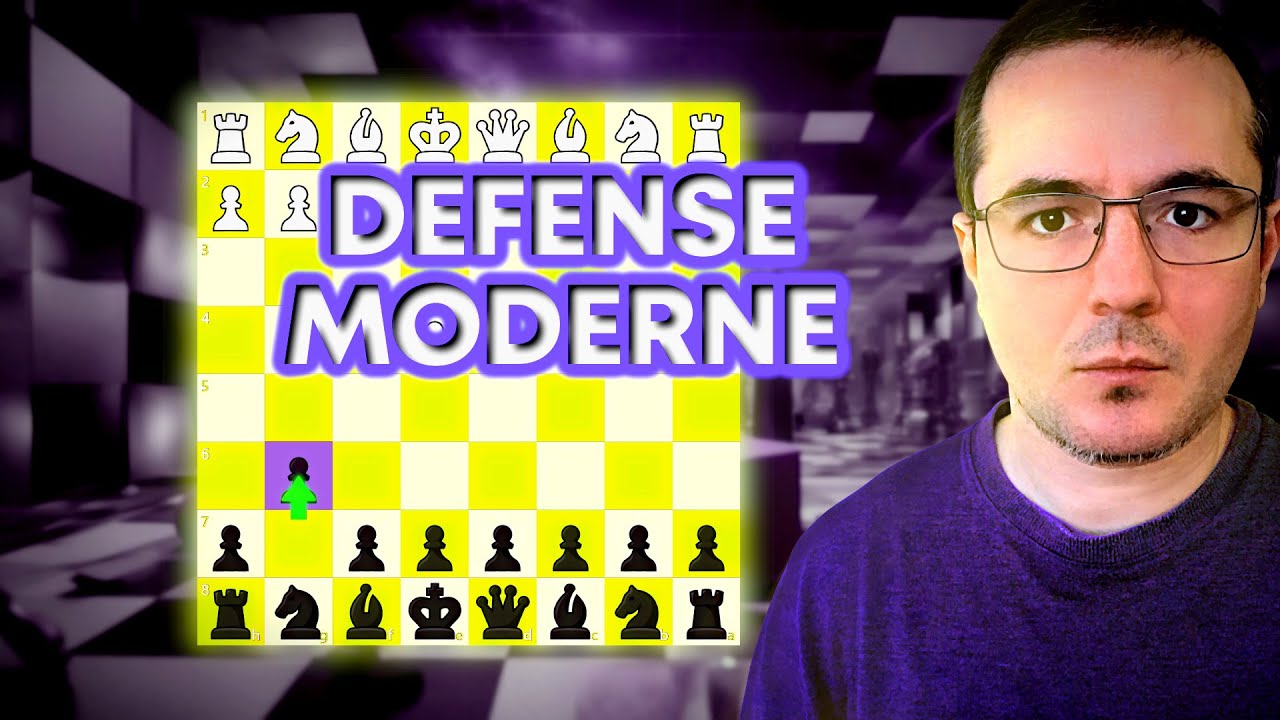 La DÉFENSE MODERNE DIFFICILE aux ÉCHECS! RAPIDE PÉDAGOGIQUE