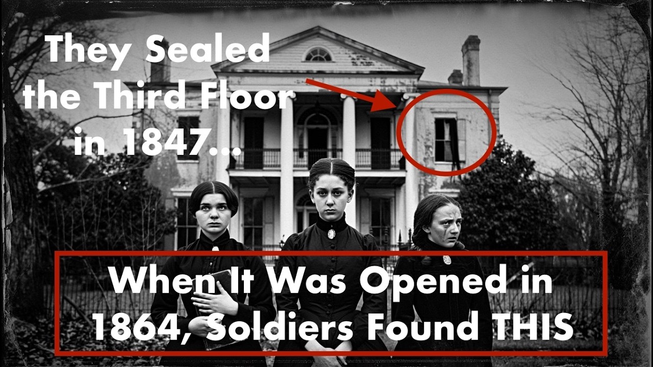 They Sealed the Third Floor in 1847... When It Was Opened in 1864, Soldiers Found THIS