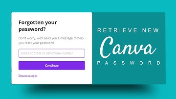 How to Reset/Retrieve Canva Account Password? Canva.com Account Recovery 2021