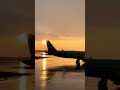 A320 Airport Sunset Taxi | Relaxing Golden Hour