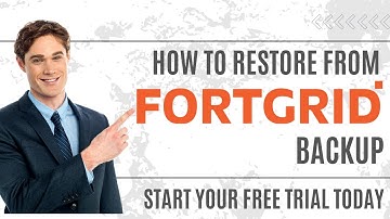 How to restore from @FORTGRID Backup ?