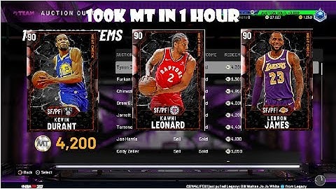 NBA2k20 MyTeam The Best Sniping Filter You Can Make 100K MT in Less Than an Hour