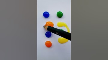 Satisfying colour mixing 🟢🔵🟣 #shorts #satisfying #colormixing 90