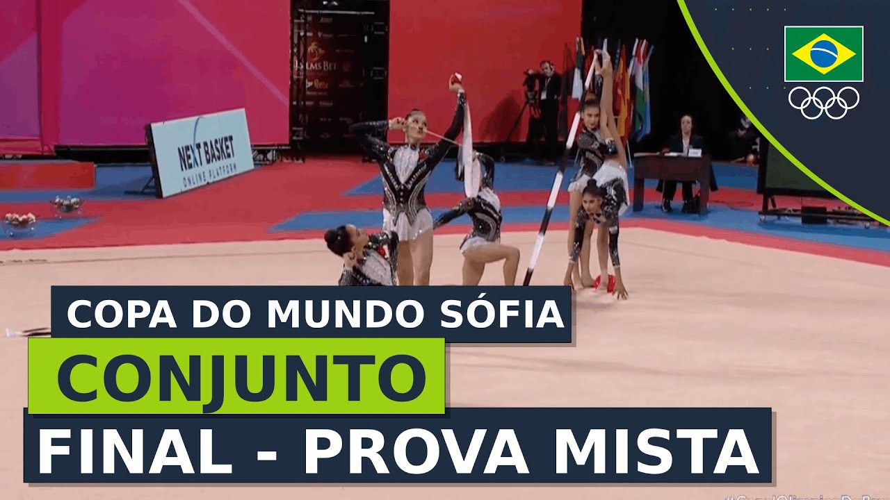 Brasil disputa vaga olímpica no Campeonato Mundial de Ginástica Rítmica 2023