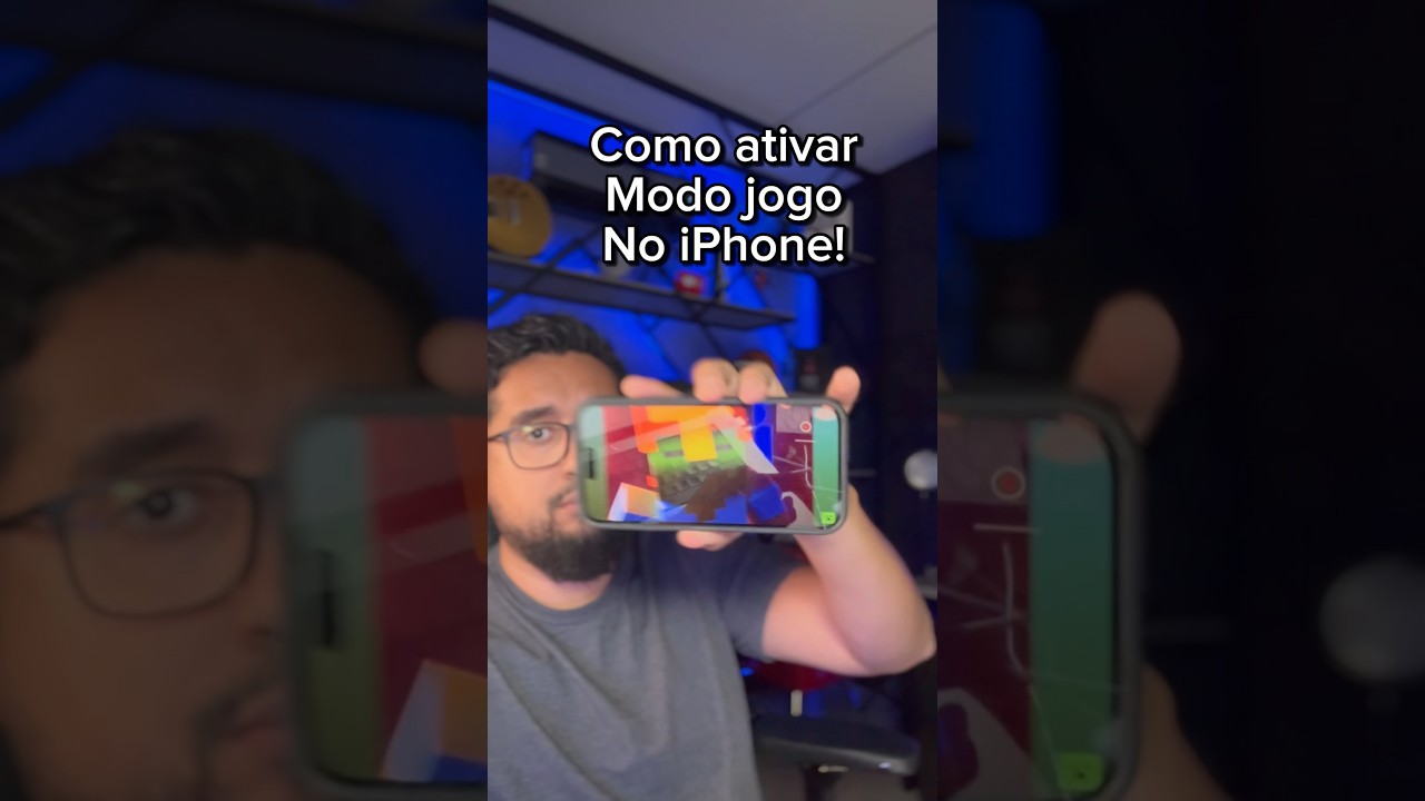 Como ativar e configurar o MODO FOCO EM JOGOS no IOS 15 #ios15