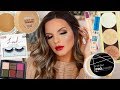 DRUGSTORE HOLIDAY GLAM MAKEUP TUTORIAL | Casey Holmes