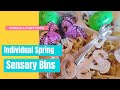 Spring sensory bins individual for your classroom or home