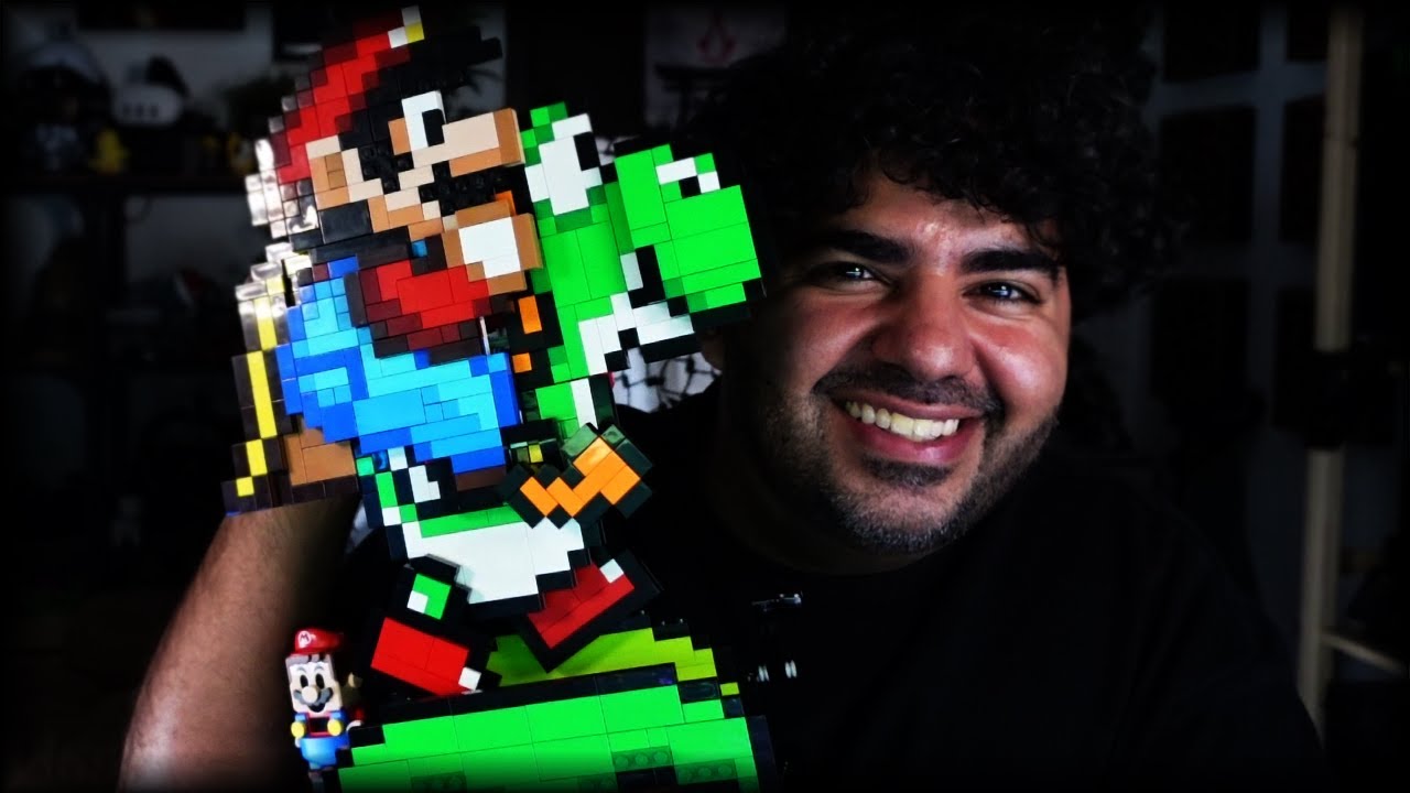 ركبت ليجو ماريو و طلع جامد جدا! 😍 | Super Mario World Lego Build