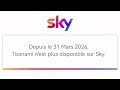 Arrêt des 8 chaînes Sur Sky (Le 31 mars 2026 à 6h00)