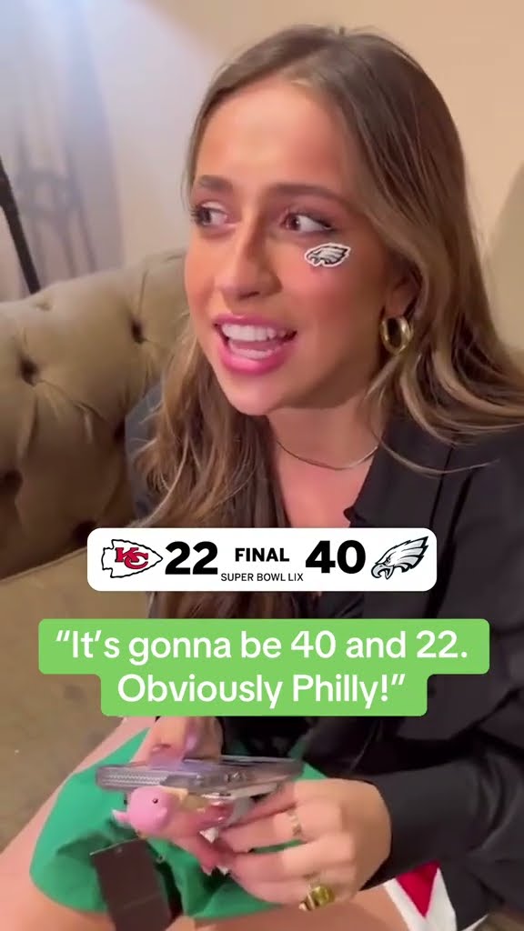 In 2023, Tate McRae accidentally predicted Chiefs-Eagles Super Bowl LIX ? (via @rach_ontheradio/IG)