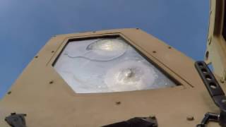 Is the MRAP bulletproof? Glass impact test