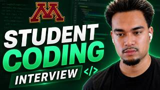 University of Minnesota Student Takes on a Coding Interview