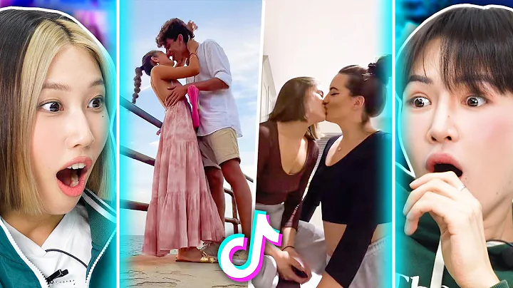 Korean React To Kiss My Best Friend TikTok Challenge! | PEACH KOREA