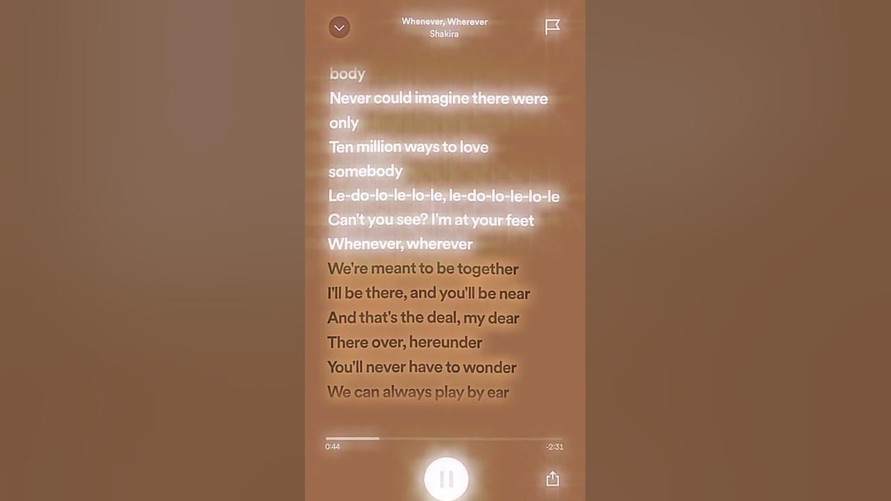 SpeedUP | Shakira - Whenever, Wherever