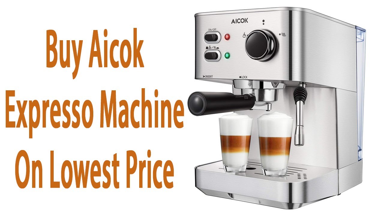 Buy AICOK Espresso Machine, Cappuccino Maker, Espresso ...