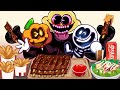 MUKBANG vs Friday Night Funkin' (feat. Monster, Skid and Pump) - FNF ANIMATION MUKBANG