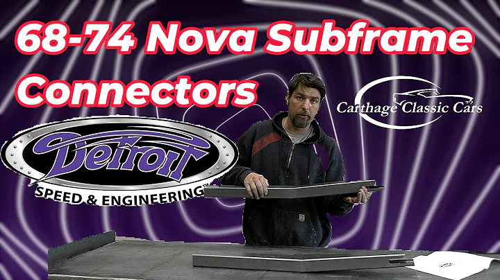 1968-1972 Detroit Speed Chevy Nova Subframe connectors step by step