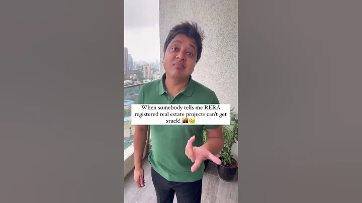 When somebody tells me RERA registered real estate projects can't get stuck!  #realestatewithmayank