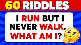 60 TRICKY RIDDLES That Will TEST Your Brain! 🧠 Only Geniuses Can Solve Them! 🤯