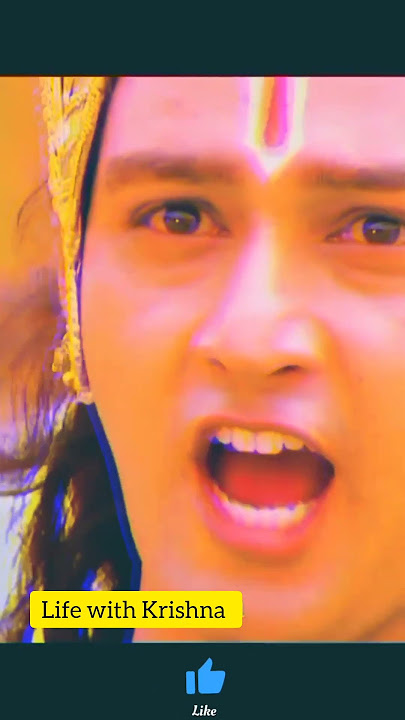 when Krishna angry 😳😳🔥🔥#youtubeshorts #shortsfeed #mahabharat