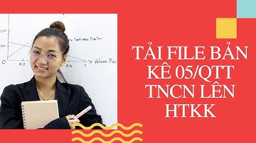 TẢI FILE BẢNG KÊ LÊN HTKK