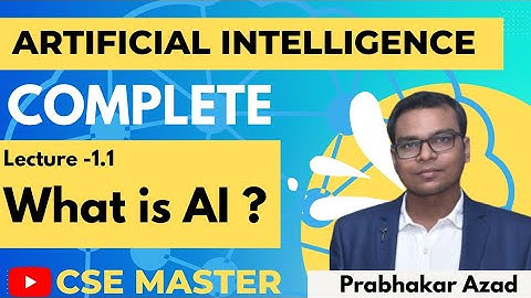L-1.1 | What is AI | Complete Artificial Intelligence  | 5th Semester SBTE/AKU | Computer Science