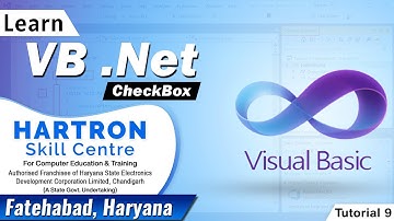 VB.Net | Tutorial 9 | CheckBox | HARTRON SKILL CENTRE FATEHABAD