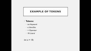 Theory of Programming Language - Lecture 3 - Lexical and Syntax Analysis