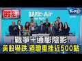 戰爭+通膨陰影 美股嚇跌.道瓊重挫近500點｜TVBS新聞 @TVBSNEWS01