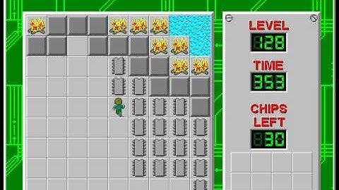 CCLP2 level 128 solution - 336 seconds