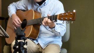 The water is wide ♪  acoustic guitar solo ♪ fingerstyle chords