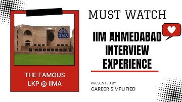 IIM Ahmedabad Interview experience | What is asked in IIMA PGPX interview? | Interview Preparation