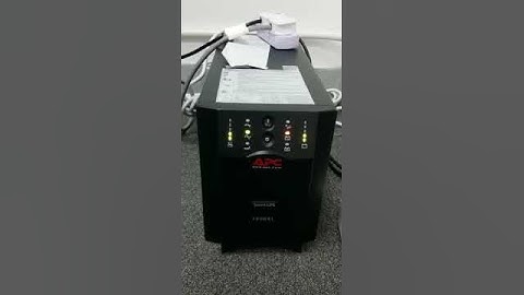 APC UPS 1000XL self testing