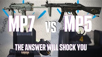 MP5 vs MP7 WHICH IS BETTER?! What is the BEST GUN in WARZONE? SMG Comparison CoD Modern Warfare