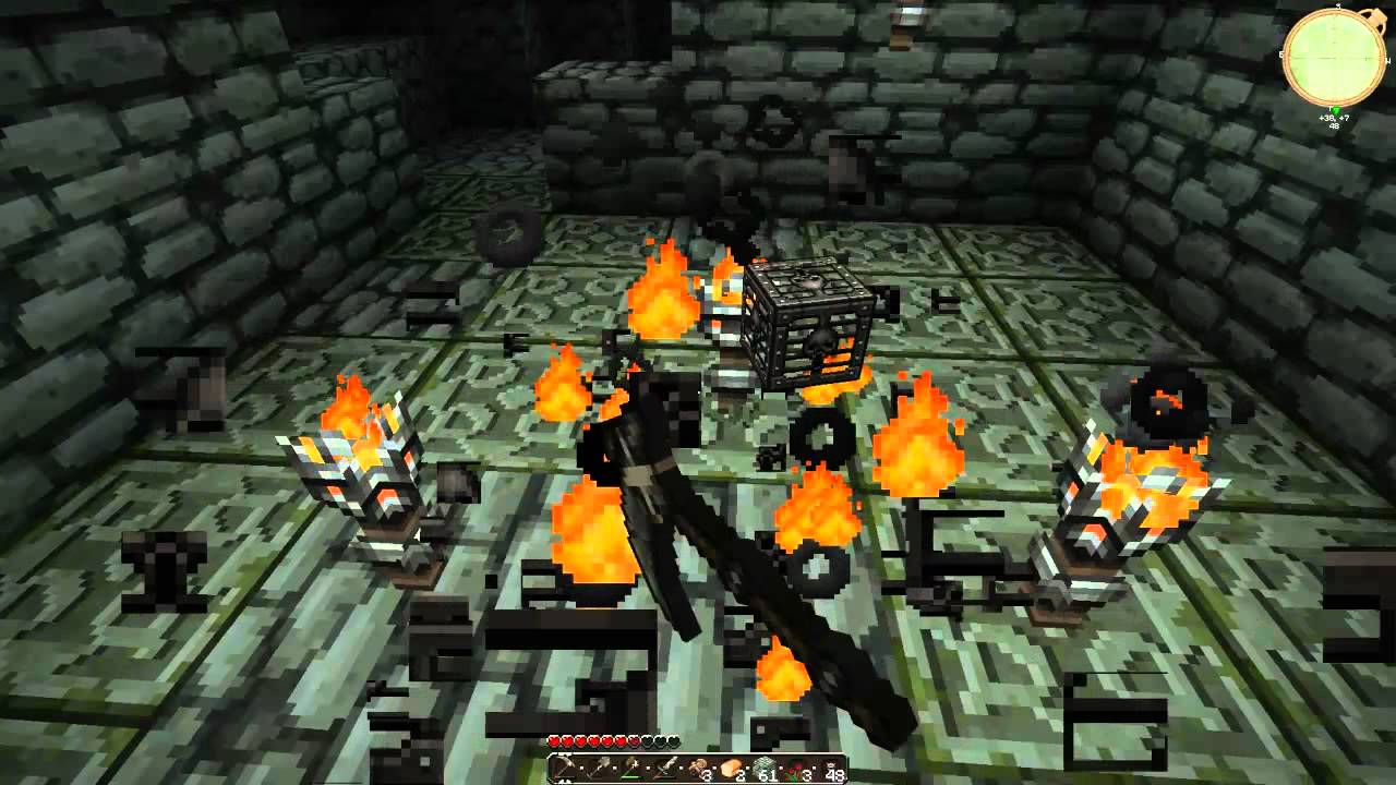 Lets Play Minecraft Part 19 - Me No Like Mobs! - YouTube