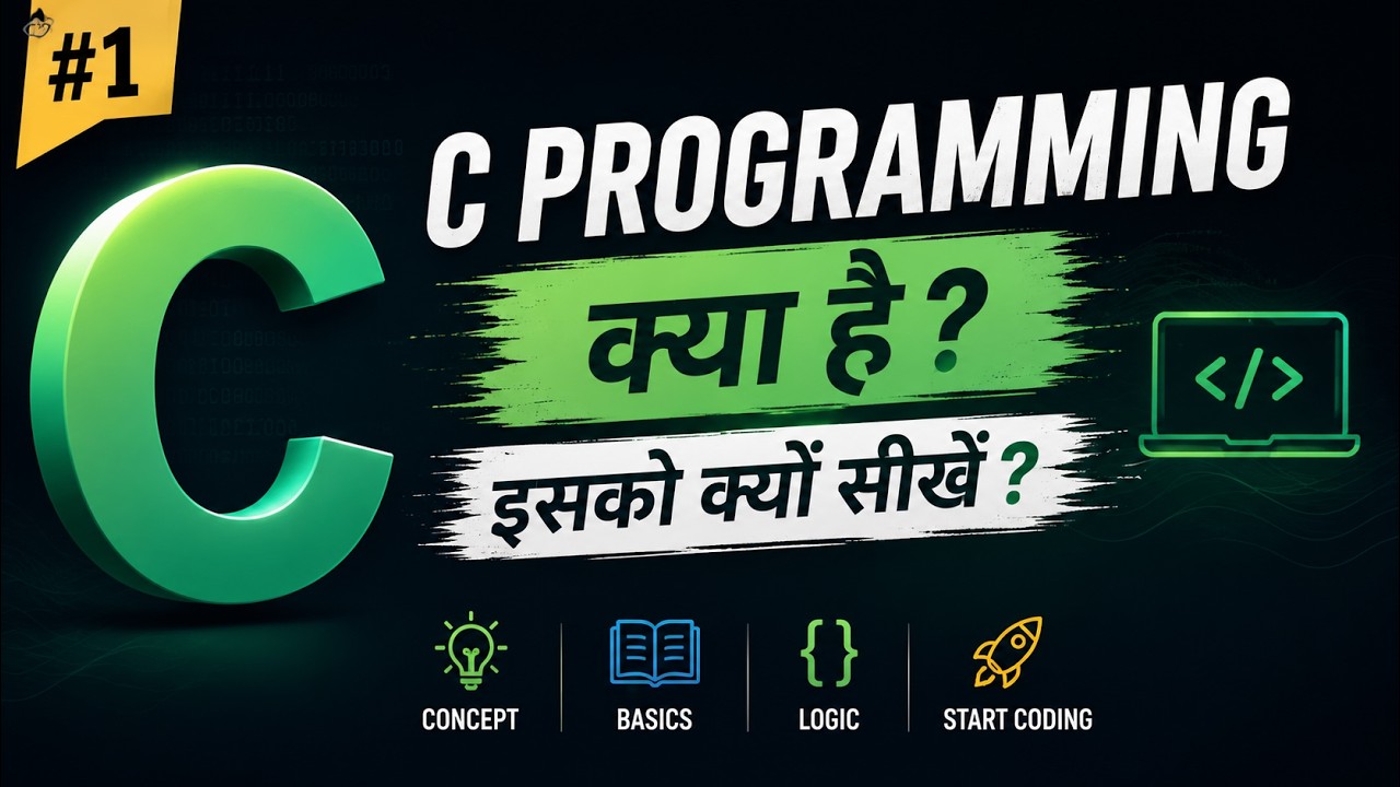 C Programming Language क्या है ? Why learn it? Tutorial / Course in ...