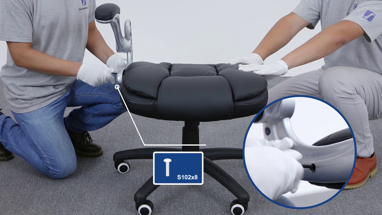 SONGMICS Office Chair Assembly OBG51B YouTube