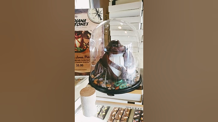 Indiana Jones Chocolate Pinata! Ganachery Chocolate Shoppe Disney Springs #ganachery #disneysprings