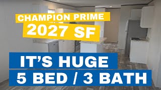 Champion Prime 2876H53P01 - 5 Bedroom / 3 Bathrooms - 2027 sf