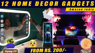 Top 12 Best Gadgets for Home Decoration | Available On Amazon | Cool Wall Decor Gadgets [HINDI]