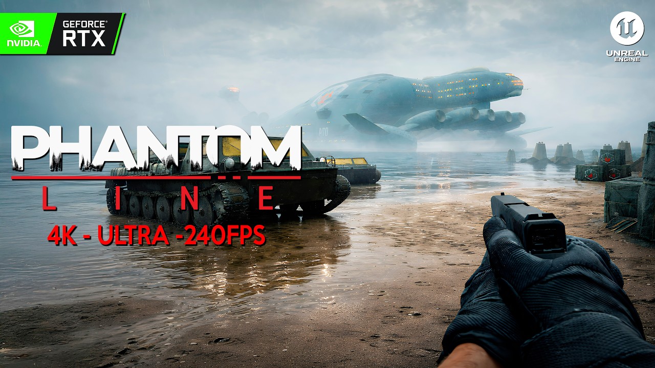 Phantom Linje PHANTOM LINE New Playtest Gameplay Demo | Nuclear Horror OPEN WORLD ...
