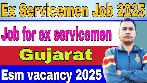 Job for ex servicemen 2025 | job for ex army | ex servicemen latest jobs 2025 | jak rif ex army #esm