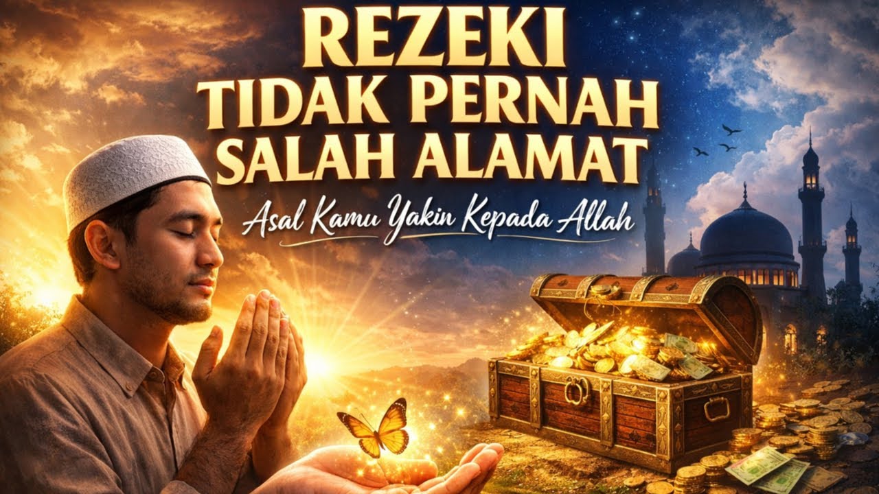 Rezeki Tidak Pernah Salah Alamat, Asal Kamu Yakin kepada Allah | Renungan Islami Kehidupan