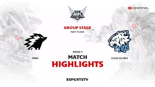 Onic vs EVOS Glory HIGHLIGHTS MPL ID S13 | EVOS VS ONIC ESPORTSTV