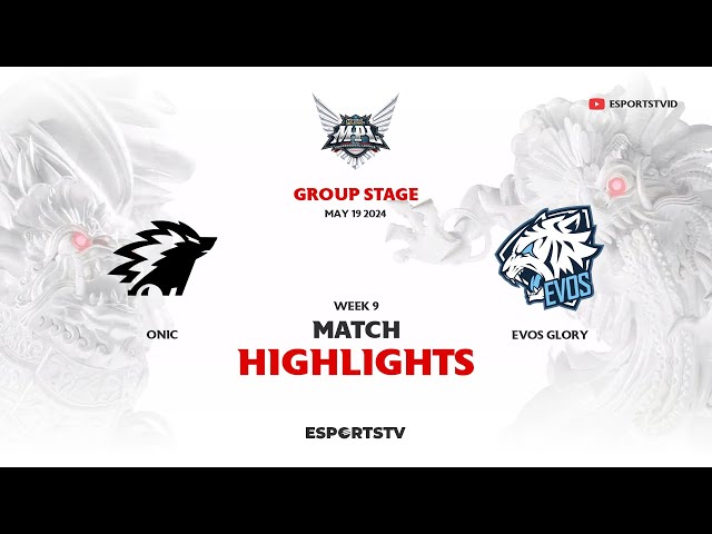 Onic vs EVOS Glory HIGHLIGHTS MPL ID S13 | EVOS VS ONIC ESPORTSTV class=