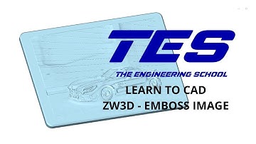 ZW3D - Emboss Image | Learn To CAD