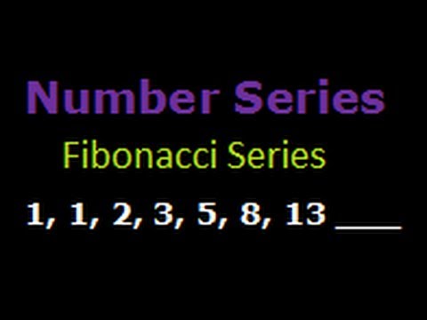 Number Series And Puzzles Tricks And Solutions 1 1 2 3 5 8 13 Youtube