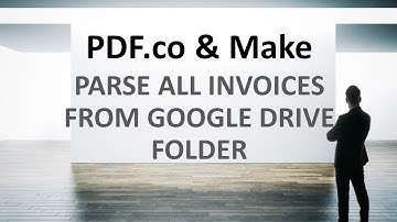 Parse all PDF Invoices from Google Drive Folder to Google Sheets