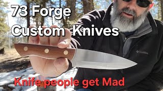 73 Forge Custom Knives and BottlesTalk Waterproof Socks. Knife people get mad.